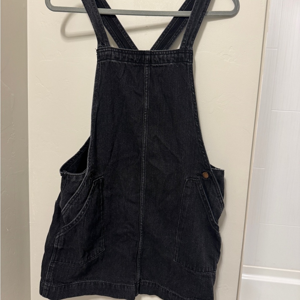 Universal Thread Charcoal Denim Overalls